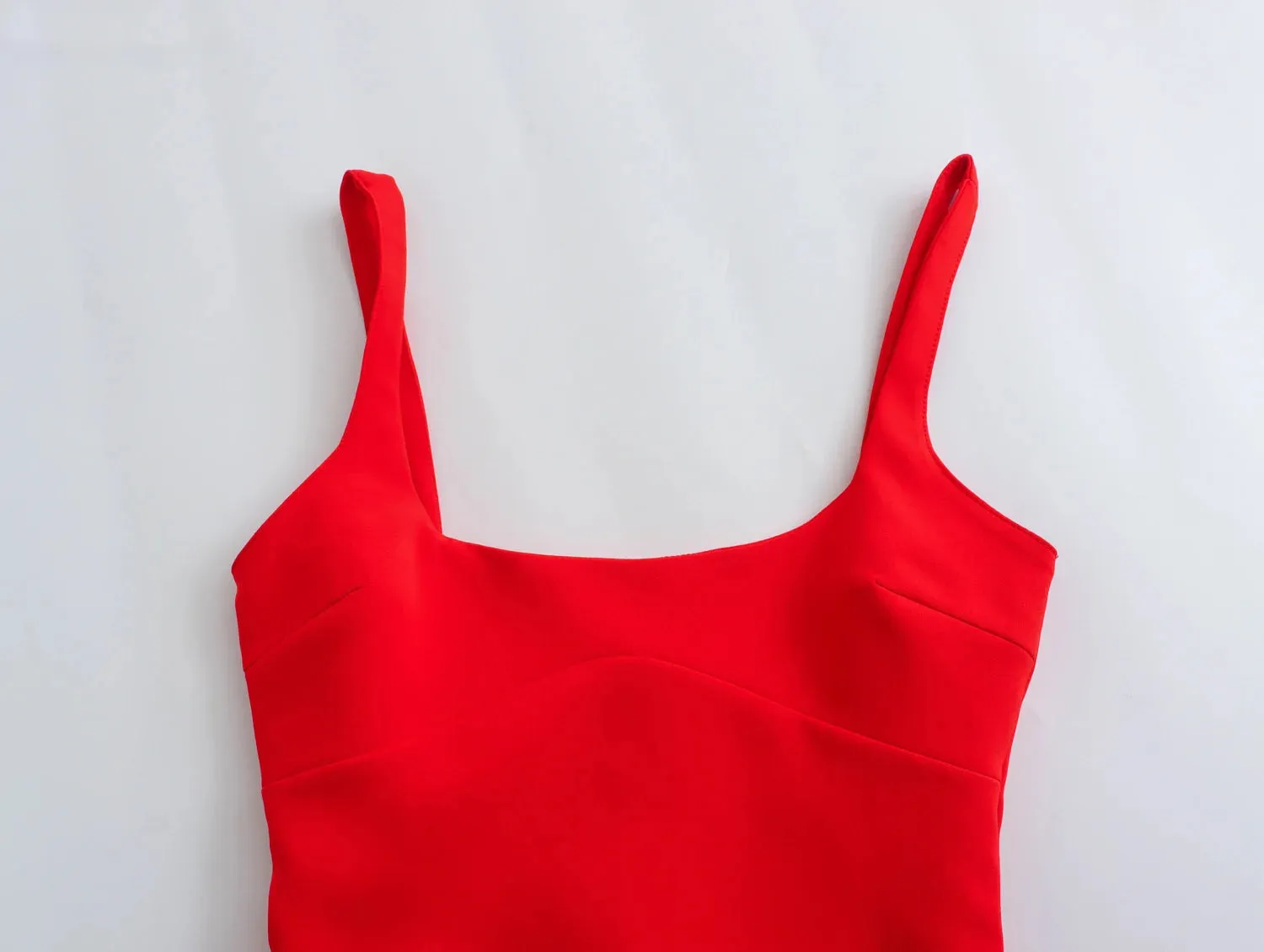 LVSANW TRAF-Women's Sleeveless Mini Dress, Female Bodycon Dresses, Elegant Back Zipper, Monochromatic, Sexy, Summer, 2024