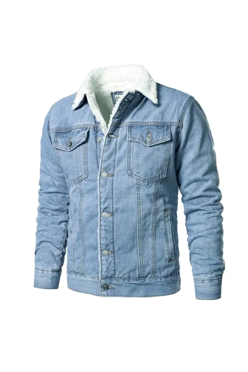 Maverick Sherpa Denim Jacket