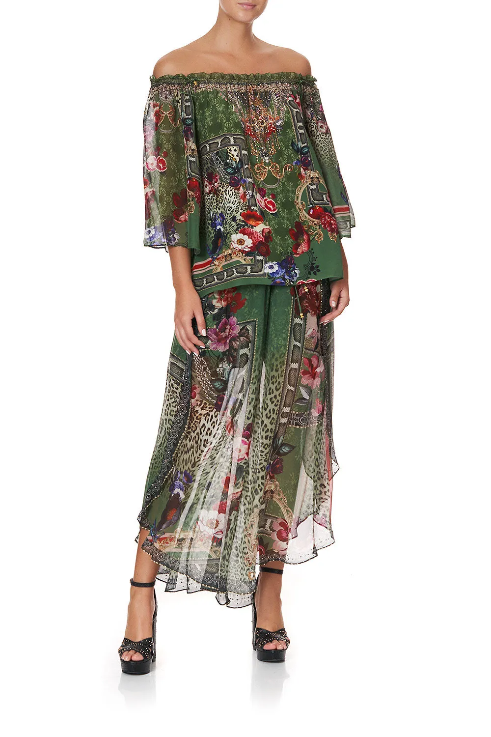 OFF SHOULDER FLARE BLOUSE TALES OF TIME