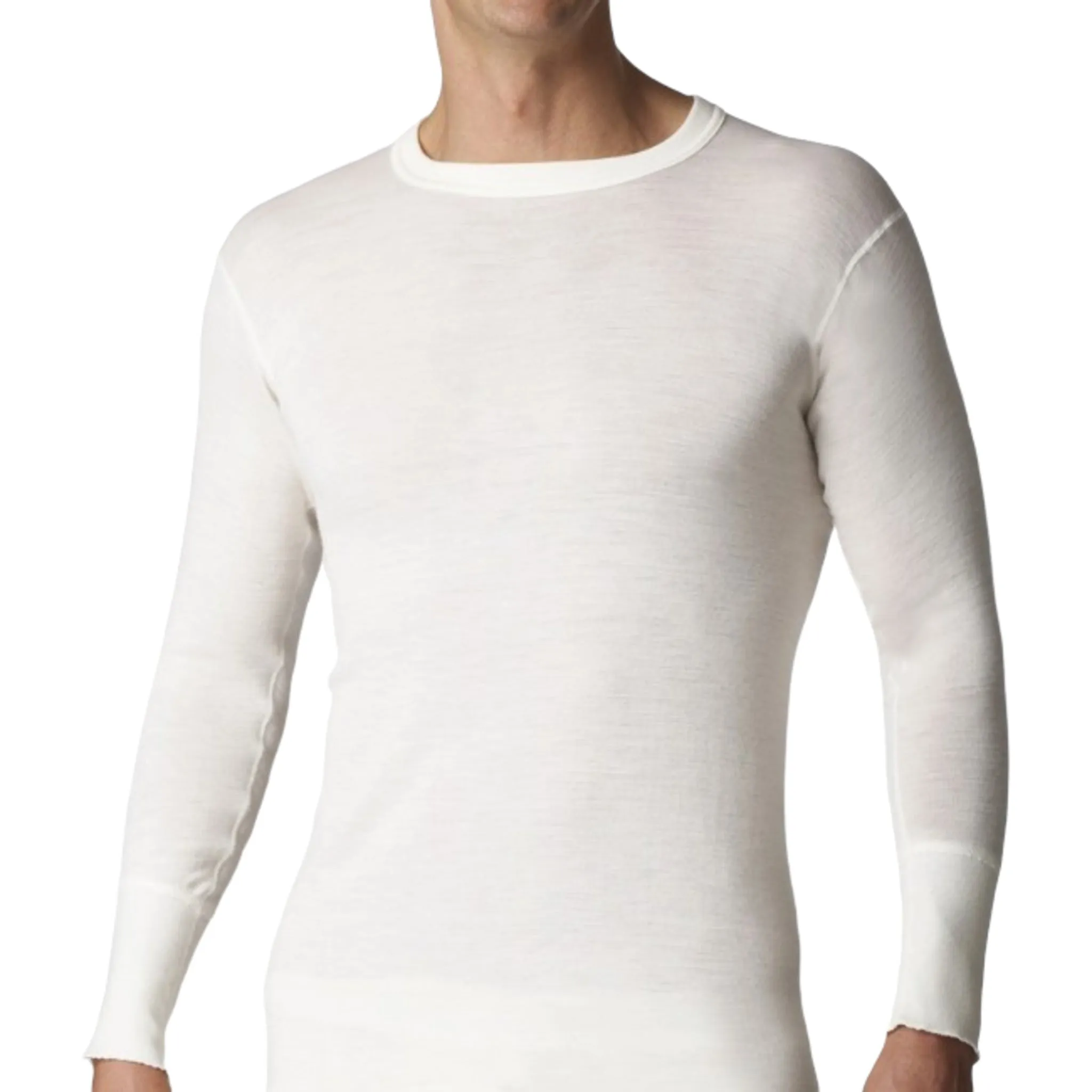 Stanfield's Men's Long Sleeve Shirt 4313 - Superwash Wool/Nylon Base Layer, 1x1 Rib Fabric, Reinforced Comfort & Durability, Easy Care | Sizes S-2XL
