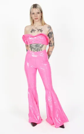 Y2K Malibu Barbie Party Pink Halloween Costume Pants Set