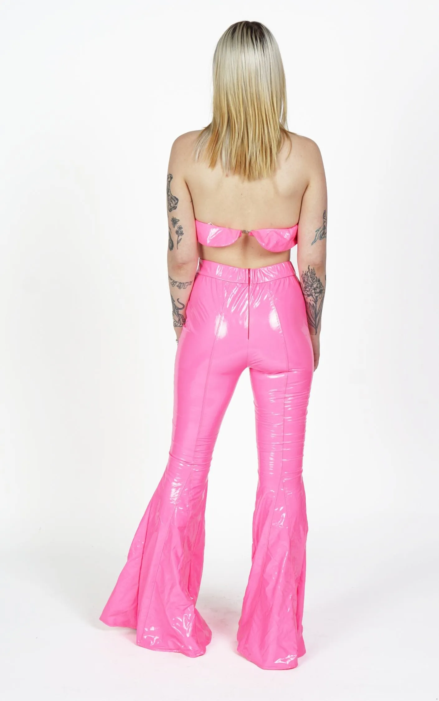 Y2K Malibu Barbie Party Pink Halloween Costume Pants Set